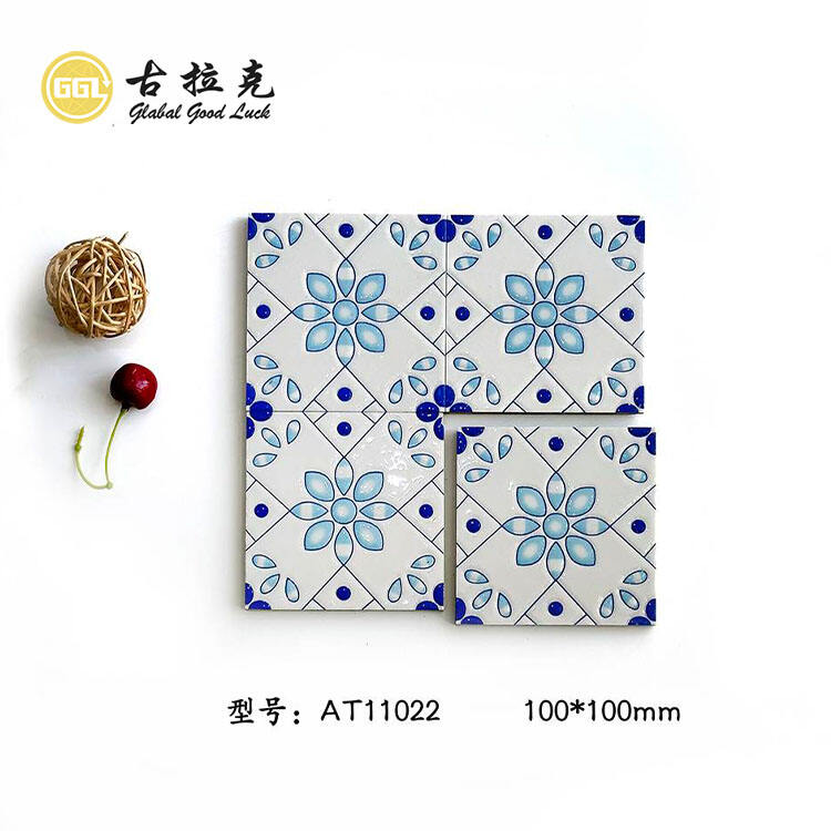 Flower Pattern Colorful Ceramic Mosaic for Bathroom Wall Decor
