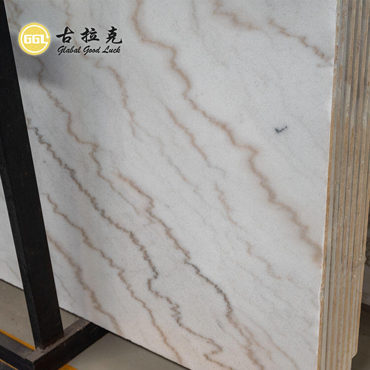 Guangxi White Marble Slab for Kitchentop Countertop Wall Table