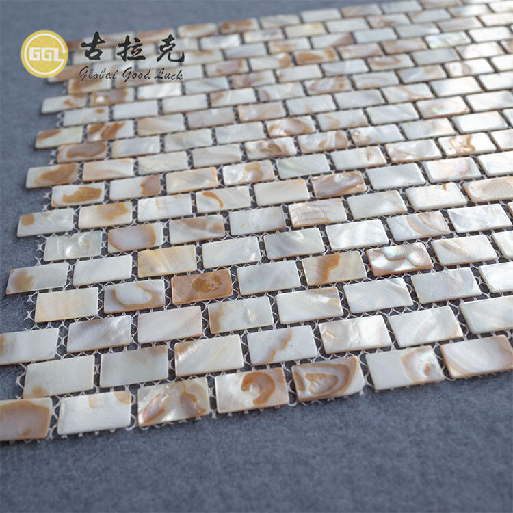 Natural Mother of Pearl Shell Mosaic Tile for Inner Decoration