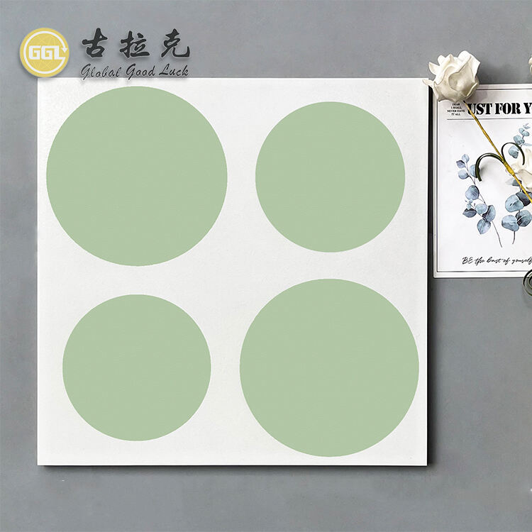 Green White Ceramic Tile Porcelain Tile Mosaic for Wall Floor Decor