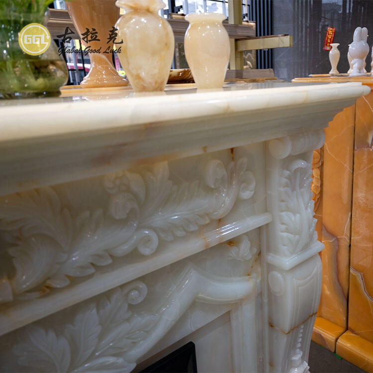 Popular Design Hand Carved Natural White Marble