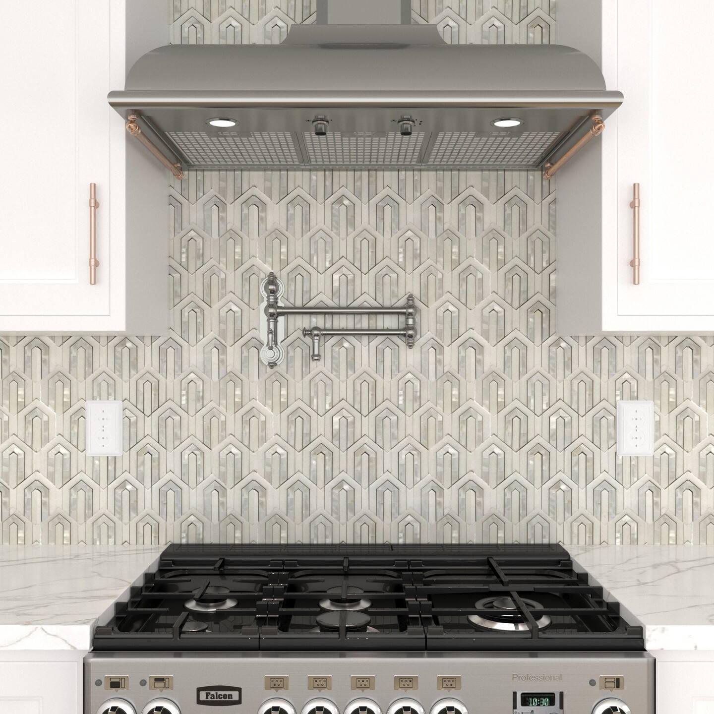 Create a Unique Backsplash with Waterjet Mosaic Tile Patterns