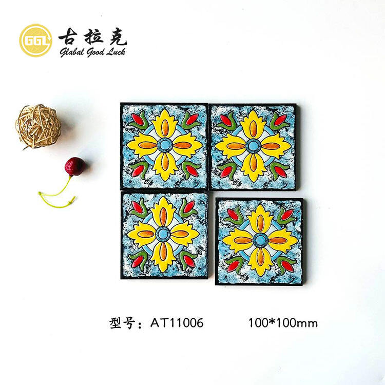 Flower Pattern Colorful Ceramic Mosaic for Bathroom Wall Decor