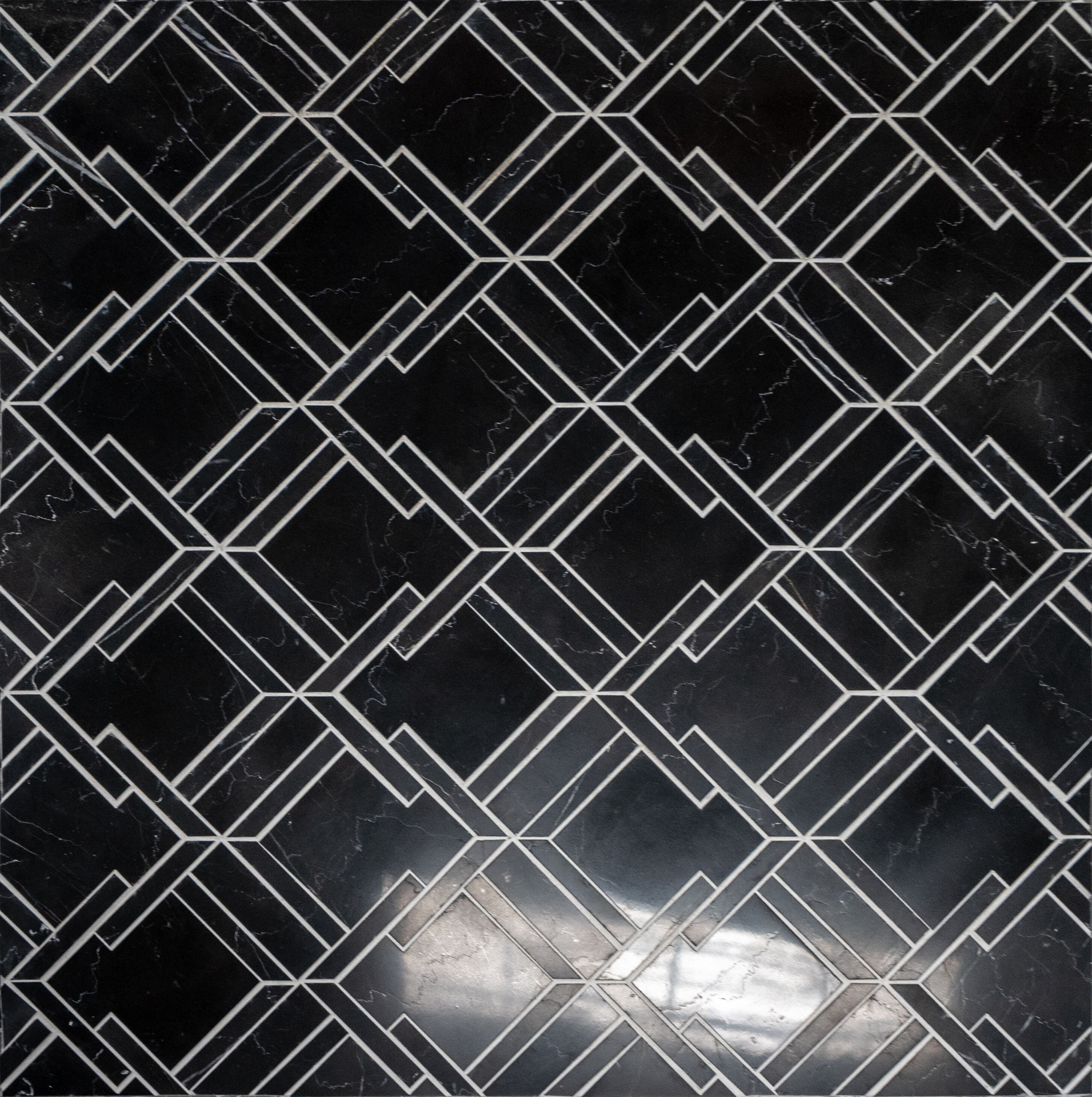 Black and White Mosaic Tile for Timeless Aesthetic