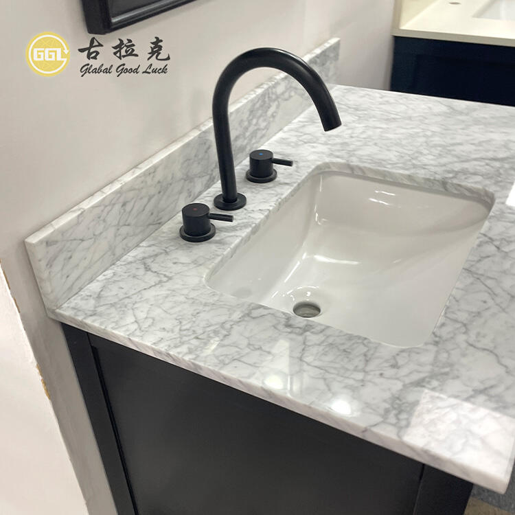 Polished Texture Marble Vanity Countertop Table Top For Kitchen Bathroom