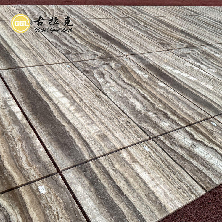 Sliver Travertine Marble Tile Wall Floor Design