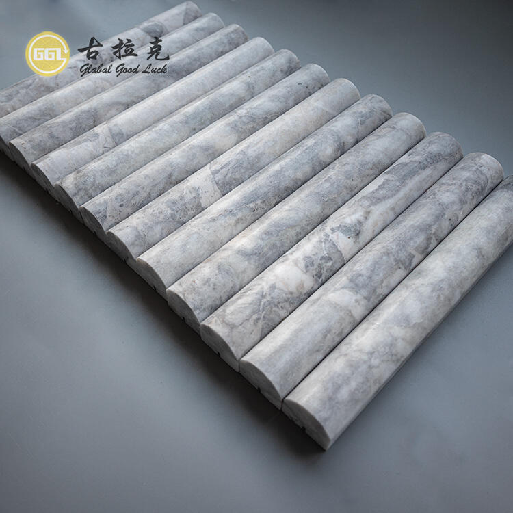 Calacatta Grey Panel Marble Mosaic Tile For Home and Hotel Wall