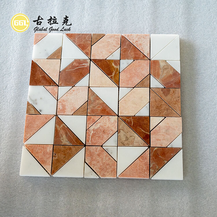 Red Marble  Mosaic Tiles