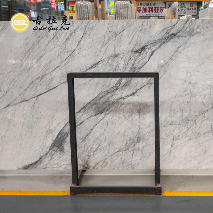 Factory Price Natural White Marble Slab for Interior Decoration