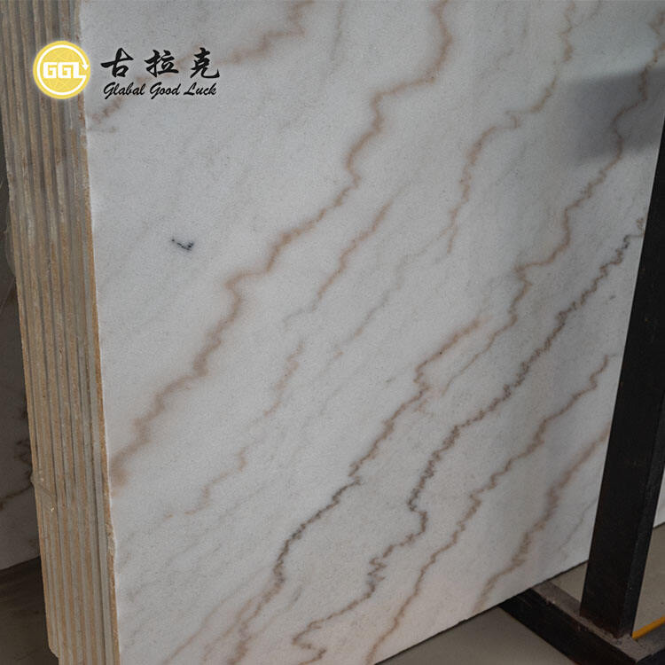 Guangxi White Marble Slab for Kitchentop Countertop Wall Table