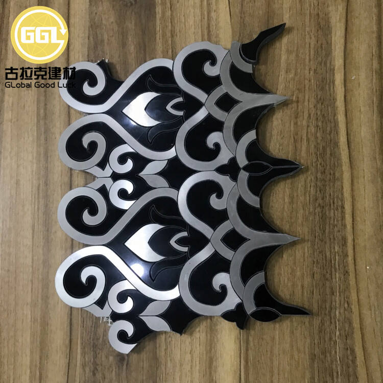 Stainless steel WaterJet Mosaic Tiles