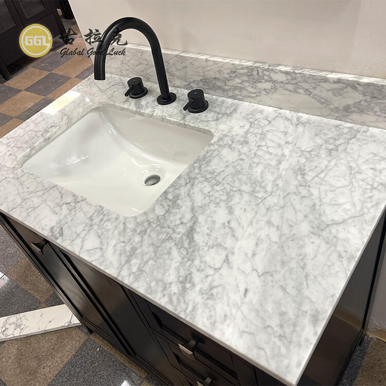 Polished Texture Marble Vanity Countertop Table Top For Kitchen Bathroom