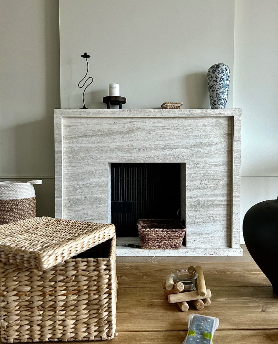 Elevate Your Hearth: The Timeless Elegance of a Custom Marble Fireplace