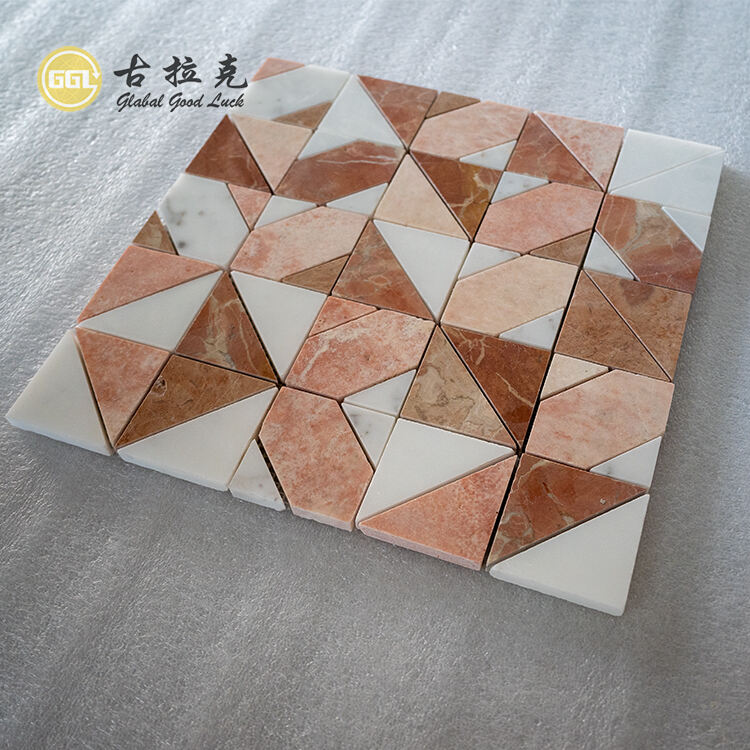 Red Marble  Mosaic Tiles