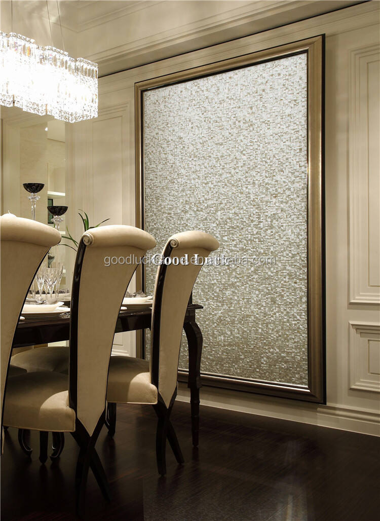 White Mother Of Pearl Shell Plate Mosaic Tiles Kitchen Backsplash Wall Sea Shell Mosaic Tiles