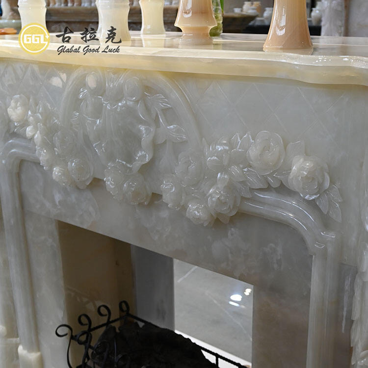 Popular Design Hand Carved Natural White Marble