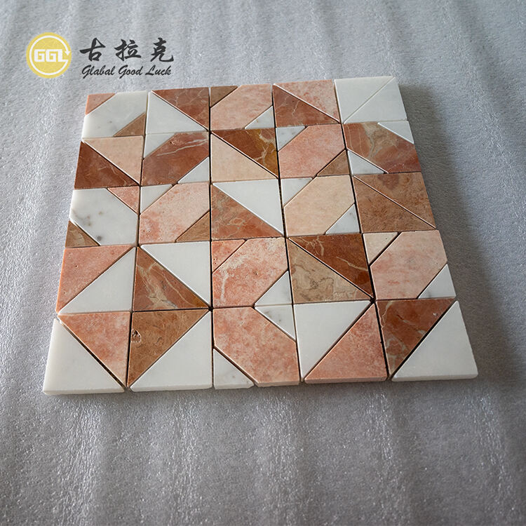 Red Marble  Mosaic Tiles