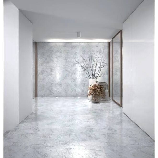 The beauty of Carrara white marble decoration