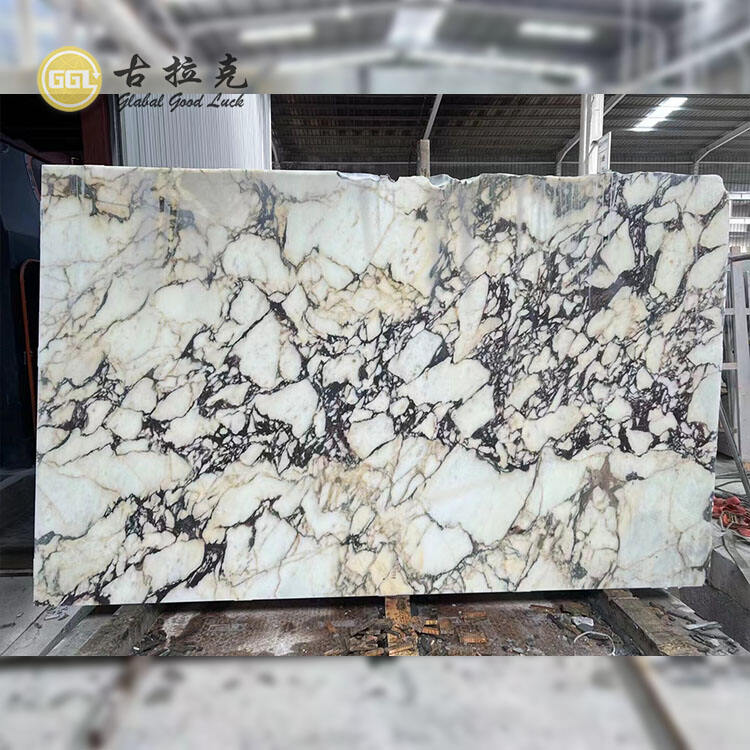 Calacatta Viola Marble Slab for Interior Wall and Floor Tiles