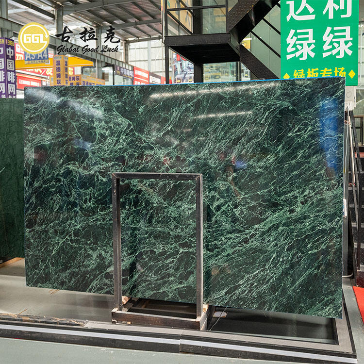 Verde Alpi Marble Slab for Interior Decorative Countertop and Floor Wall