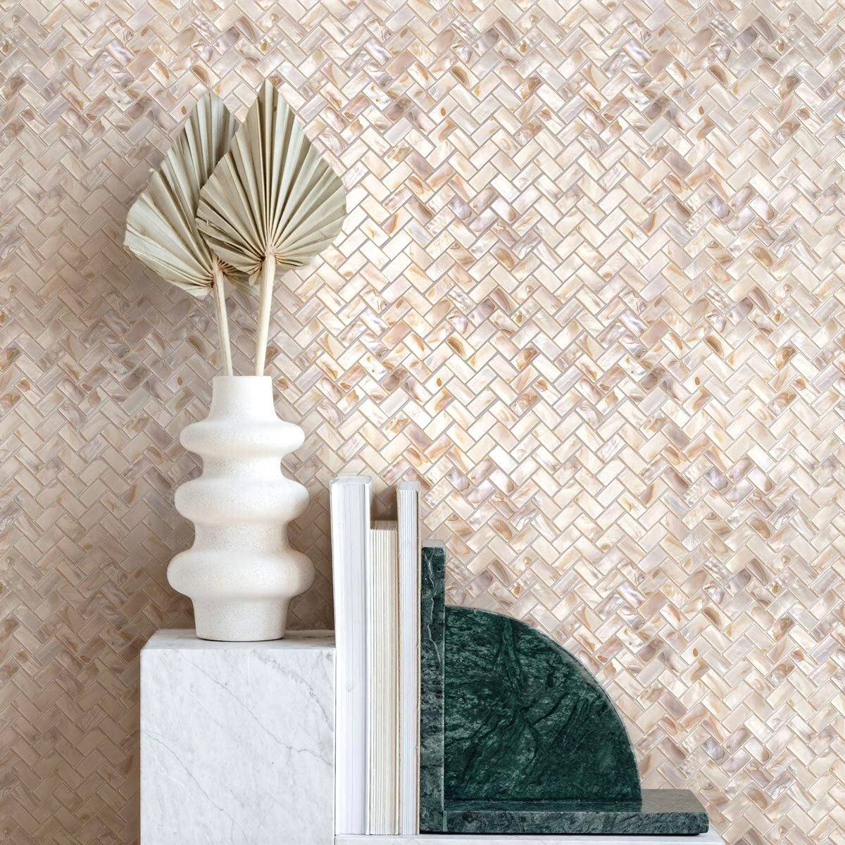 Natural Shell Mosaic Tiles for Luxury Interiors