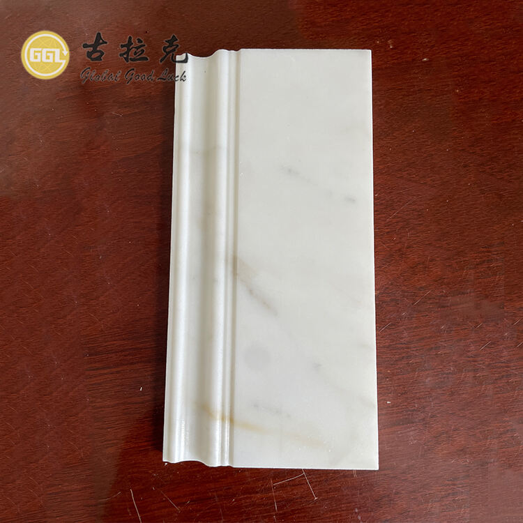 Calacatta Gold Marble Baseboard 5*12 Polished