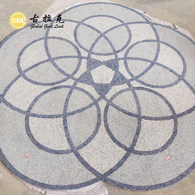 Waterjet Marble Stone Customized Pattern Medallion for Flooring Decor
