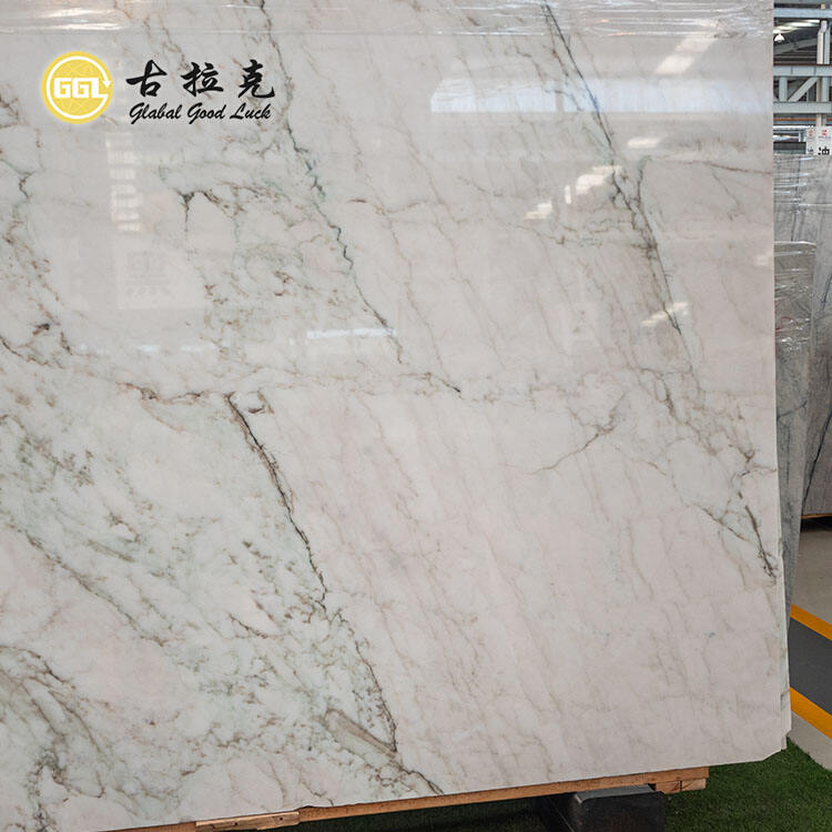 Natural White Marble Slab for Interior Decorative Wall Floor