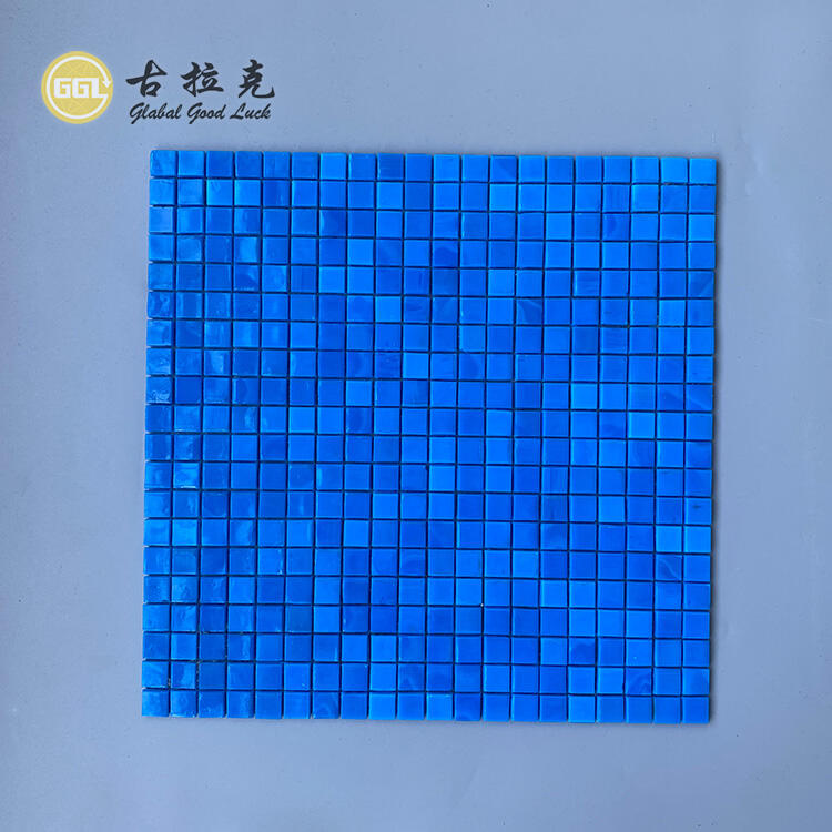 Hot Sell Blue Ocean Glass Mosaic For Swimming Pool Mosaic Tile