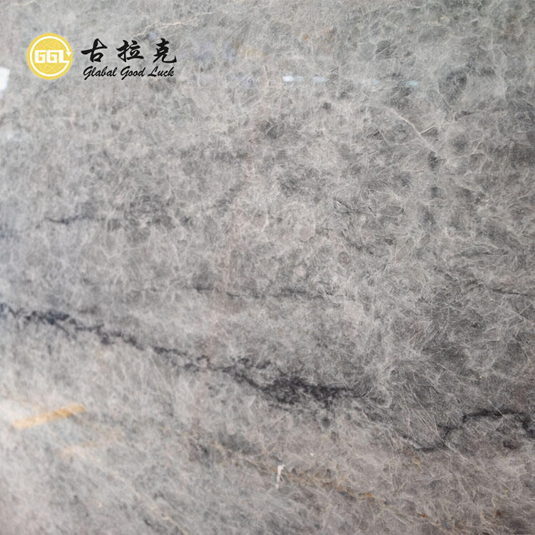 Interior Design Pandora Grey Marble Slab for Wall Floor Tile And Countertop