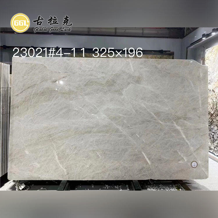 Slab Taj Mahal Quartzite or Tile for Interior Wall and Floor Stair Tiles Project Luxury Design