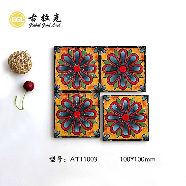 Flower Pattern Colorful Ceramic Mosaic for Bathroom Wall Decor