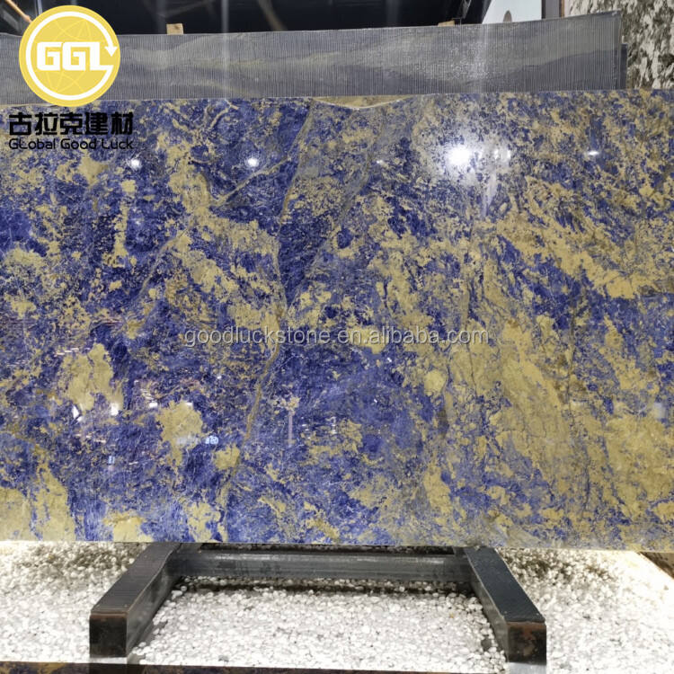 Blue Marble Slab for Wall Decoration Countertop Table Project