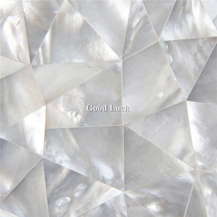 White Mother Of Pearl Shell Plate Mosaic Tiles Kitchen Backsplash Wall Sea Shell Mosaic Tiles