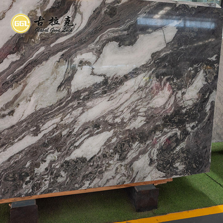 Panda White Natural  Marble Slab for Wall Decoration Countertop