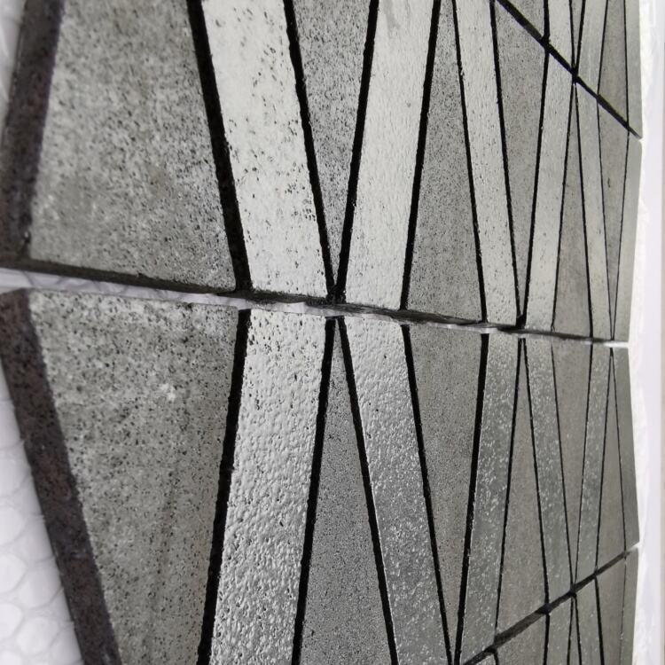 Natural Black Marble Unique Shape Stone Marble Mosaic Tile for Kitchen Backsplash Wall