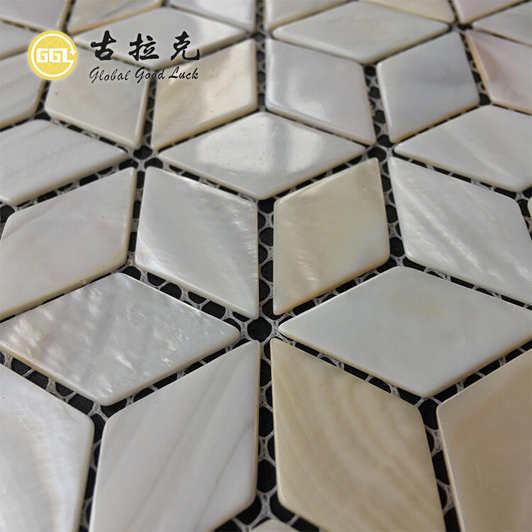 Pearl Shell Mosaic Tiles Bathroom Kitchen Waterproof For Wall Tiles