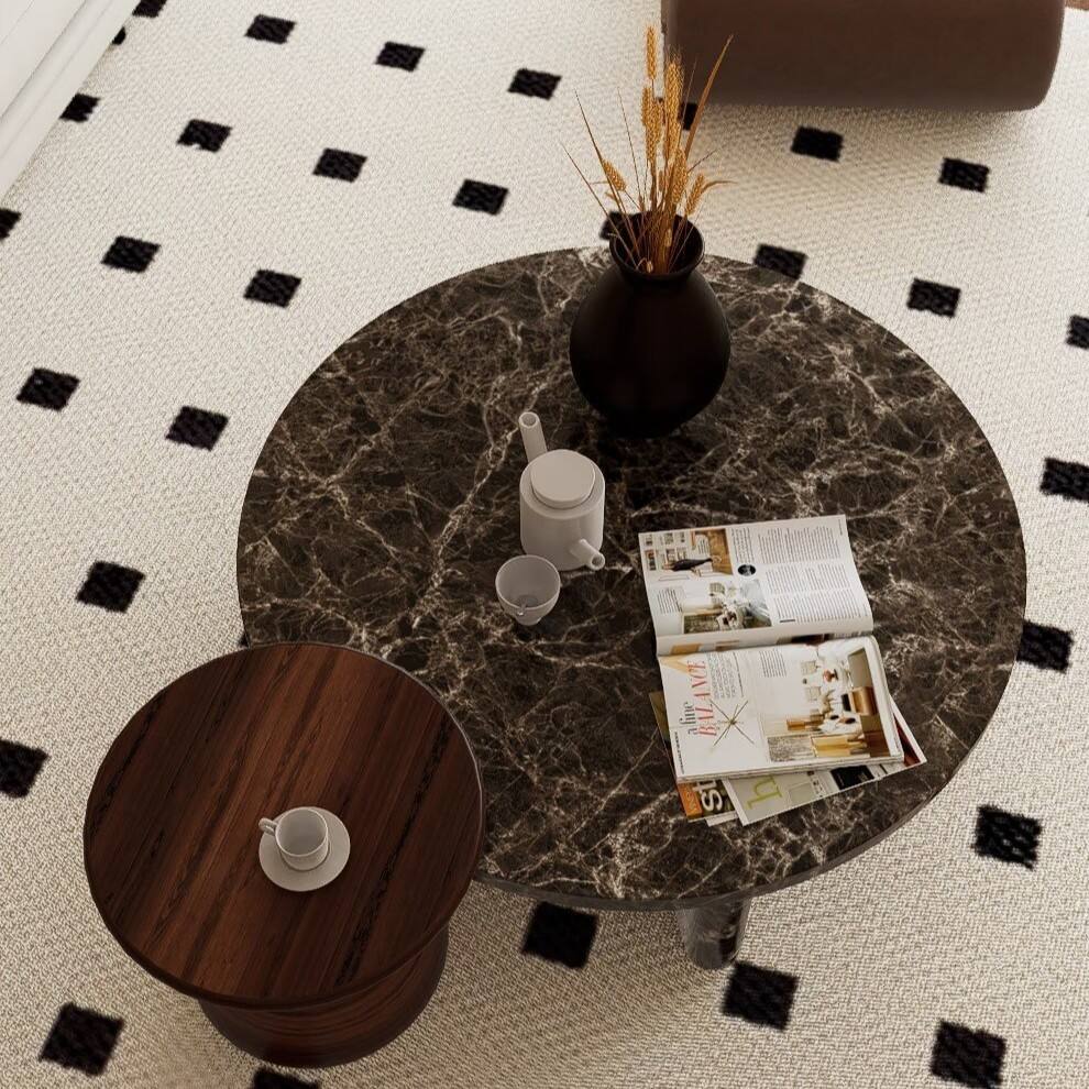 Emperador-myndmármar – Dökkur Emperador-mármar: Endurminniskostnaður, dökkur og kyrr