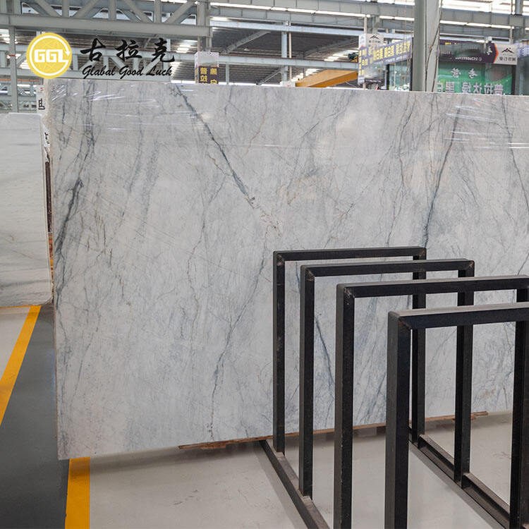 Factory Price Natural White Marble Slab for Interior Decoration