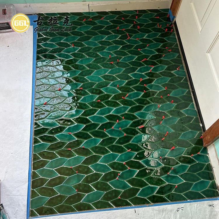 New Style Diamond Shape Ceramic Mosaic Tiles for Wall Floor Decoration