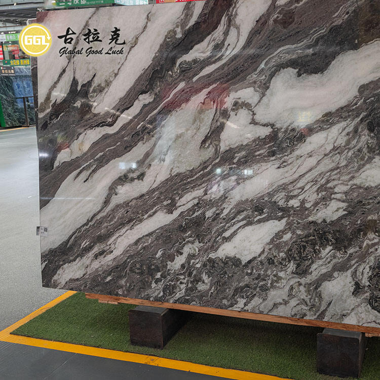 Panda White Natural  Marble Slab for Wall Decoration Countertop