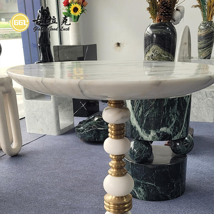  Natural Marble Table Coffee Table Marble Round Table With Marble Top
