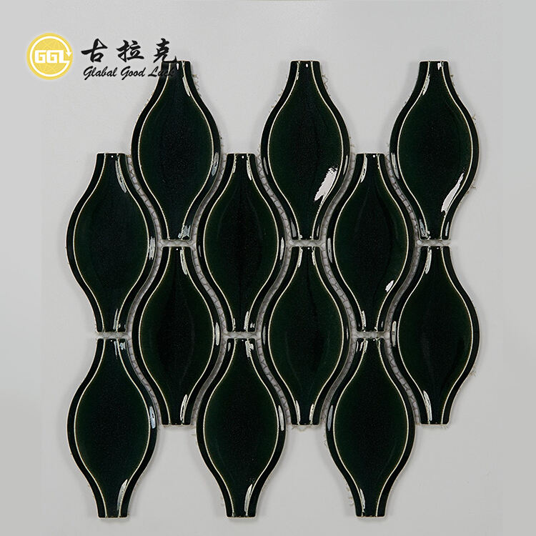 3D Design Glossy Ceramic Mosaic Tile for Wall Decoration