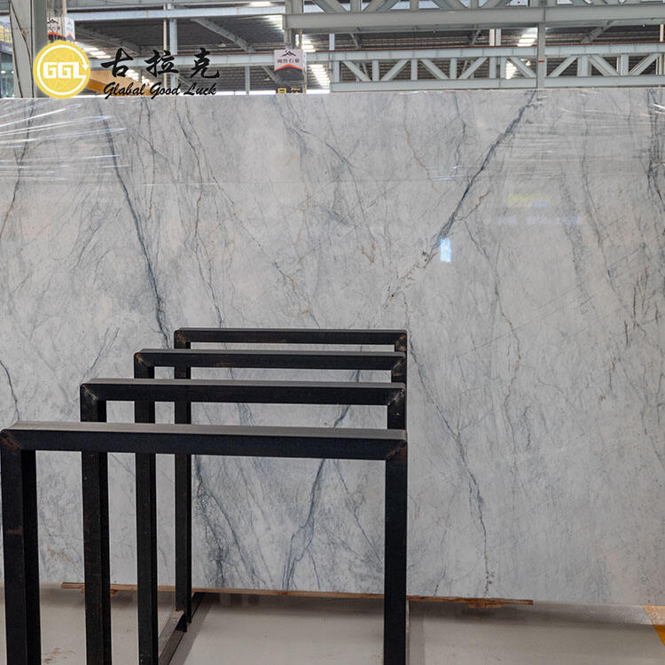 Factory Price Natural White Marble Slab for Interior Decoration