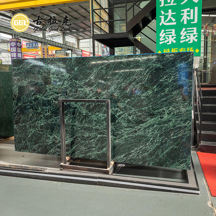 Verde Alpi Marble Slab for Interior Decorative Countertop and Floor Wall