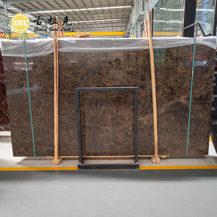 Luxury Style Emperador Dark Marble Slab for Interior Decoration