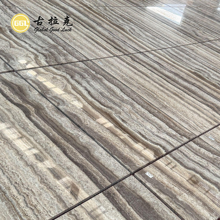 Sliver Travertine Marble Tile Wall Floor Design