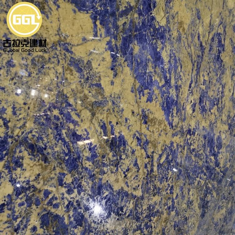 Blue Marble Slab for Wall Decoration Countertop Table Project