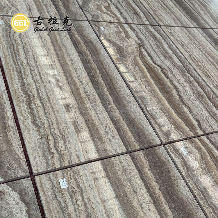 Sliver Travertine Marble Tile Wall Floor Design