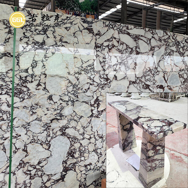 Luxury ltalian Veined Marble Console Table for Elegant Interiors